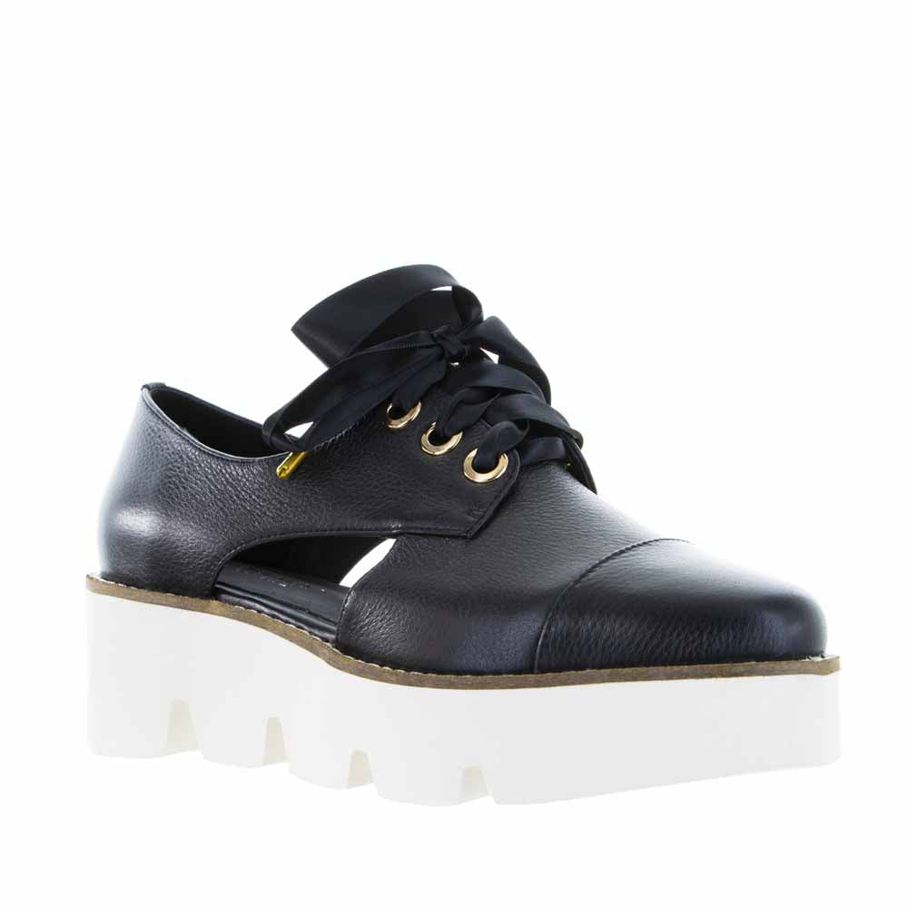 Bresley pine black - Women Wedge - Collective Shoes 