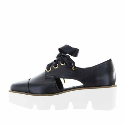Bresley pine black - Women Wedge - Collective Shoes 