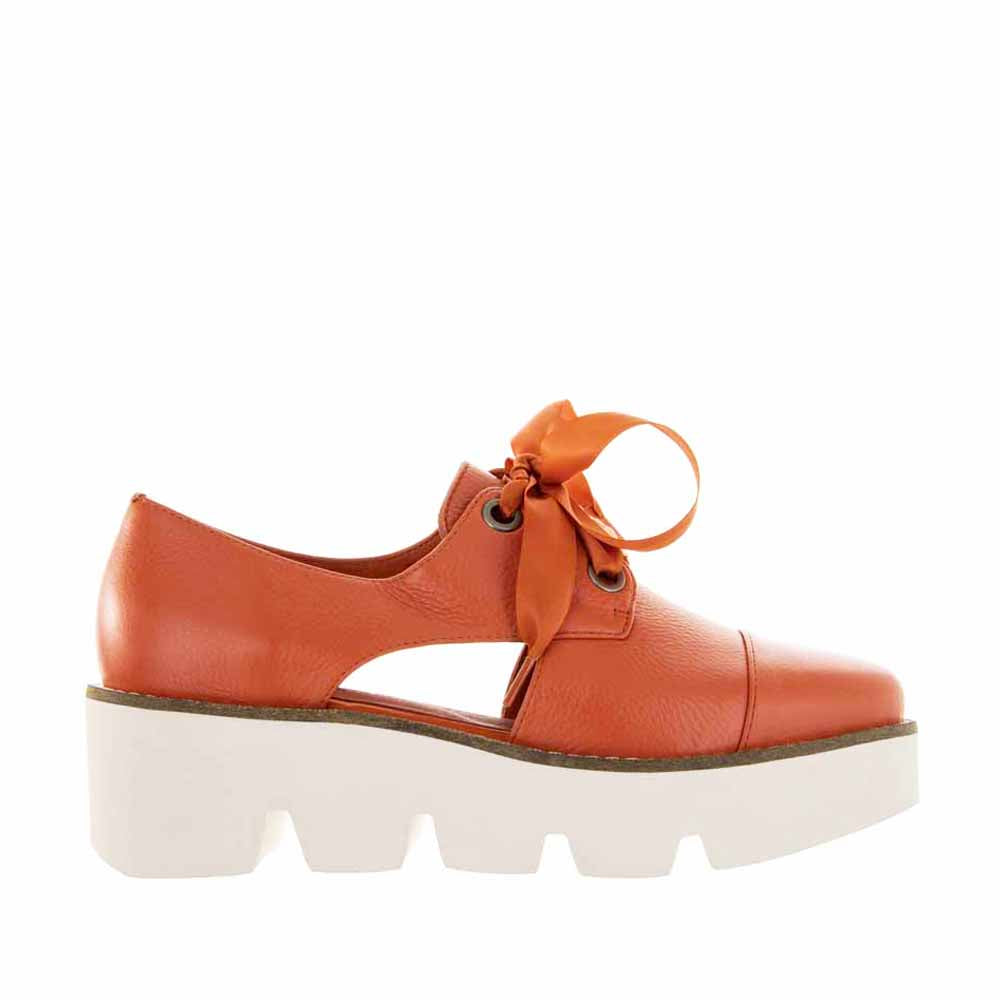 Bresley pine orange - Women Wedge - Collective Shoes 