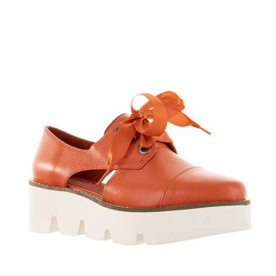 Bresley pine orange - Women Wedge - Collective Shoes 