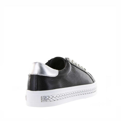 Alfie & Evie Plant Black Silver - Women sneakers - Collective Shoes 