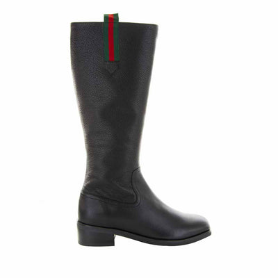 BRESLEY POSTIE BLACK - Women High Boots - Collective Shoes 