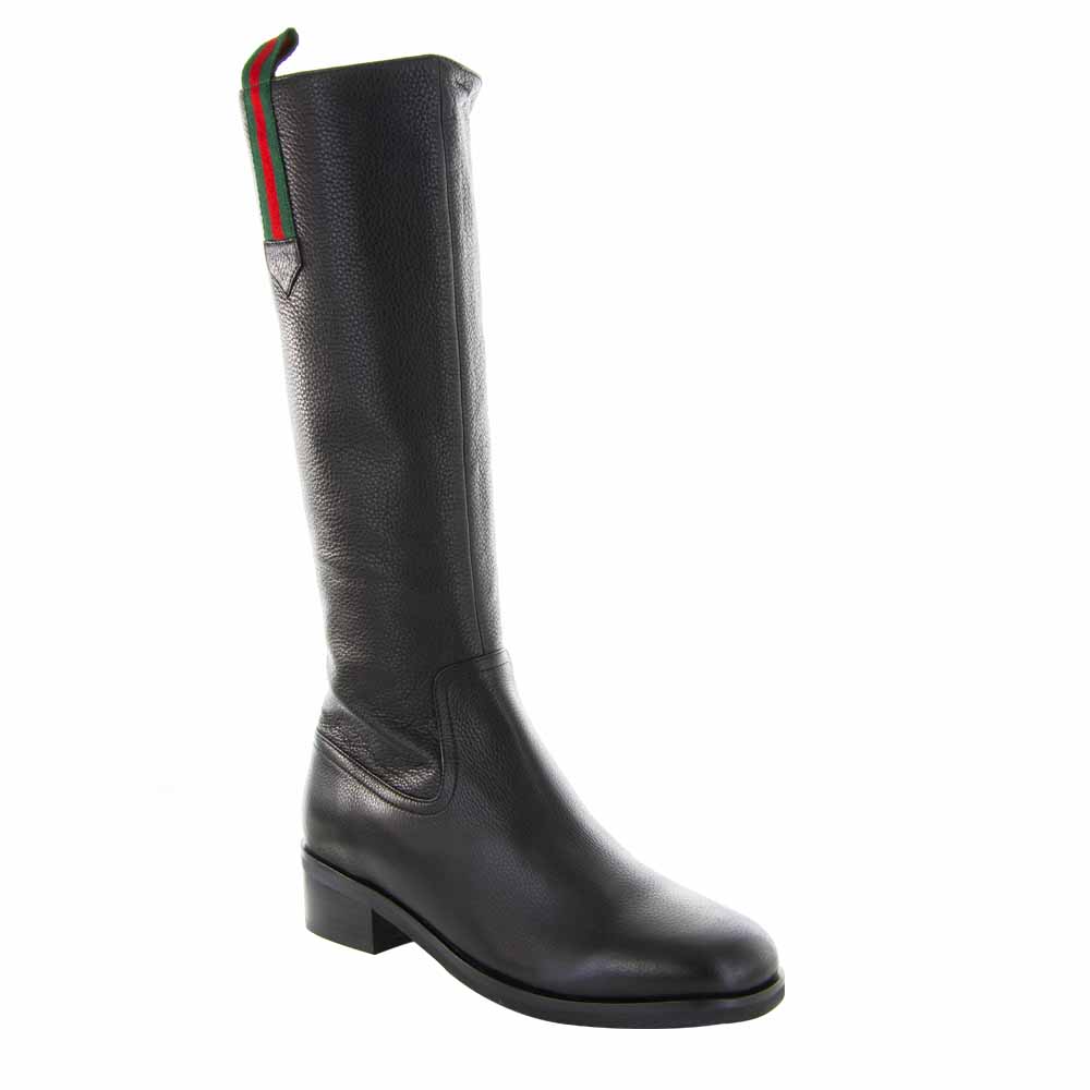 BRESLEY POSTIE BLACK - Women High Boots - Collective Shoes 