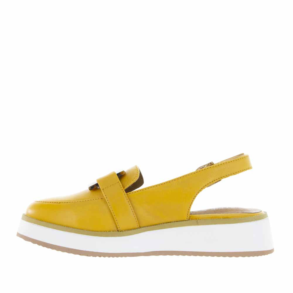 Alfie & Evie Quid Mustard - Women Sandals - Collective Shoes 