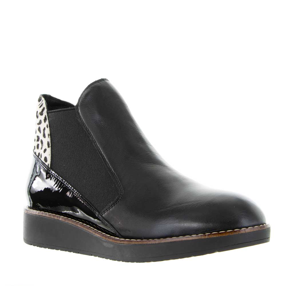 LESANSA RALLY BLACK PONY - Women Boots - Collective Shoes 