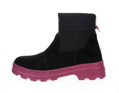 LESANSA RIDGE BLACK/PINK - Women Boots - Collective Shoes 