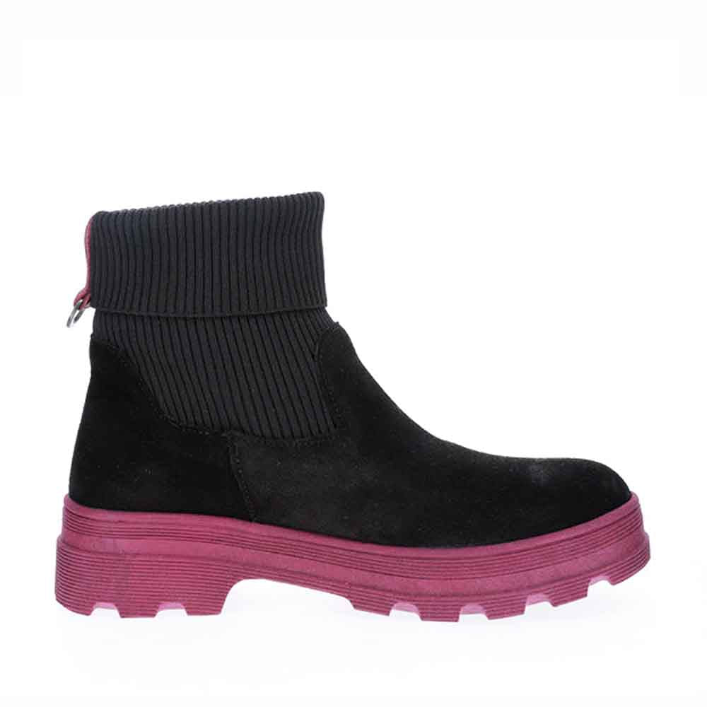 LESANSA RIDGE BLACK/PINK - Women Boots - Collective Shoes 