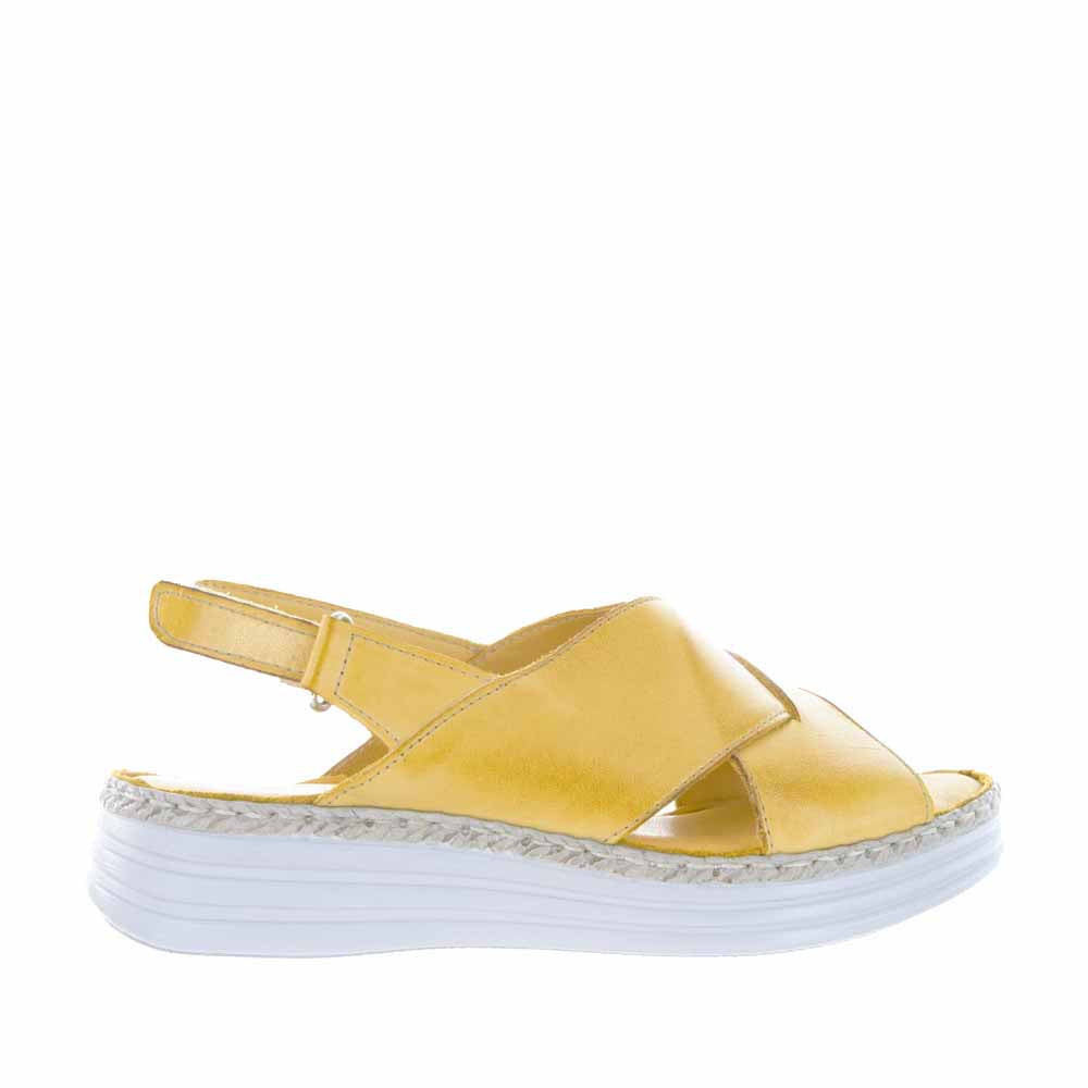 CABELLO RILEY MUSTARD - Women Sandals - Collective Shoes 