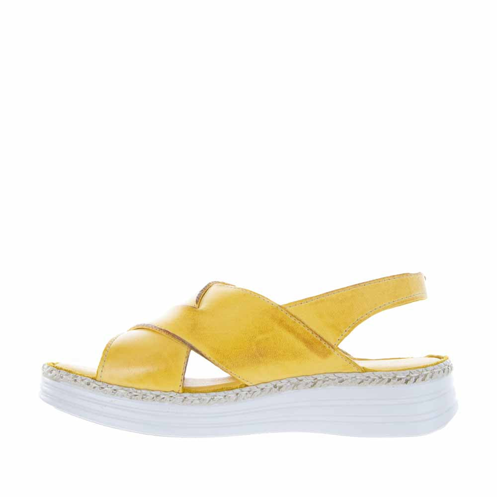 CABELLO RILEY MUSTARD - Women Sandals - Collective Shoes 