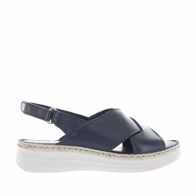 CABELLO RILEY NAVY - Women Sandals - Collective Shoes 