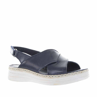 CABELLO RILEY NAVY - Women Sandals - Collective Shoes 