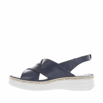 CABELLO RILEY NAVY - Women Sandals - Collective Shoes 