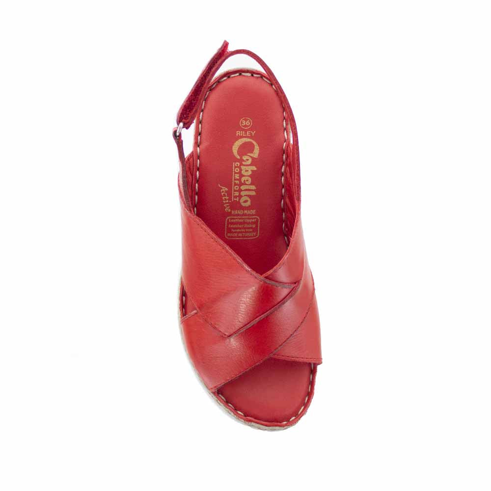 CABELLO RILEY RED - Women Sandals - Collective Shoes 