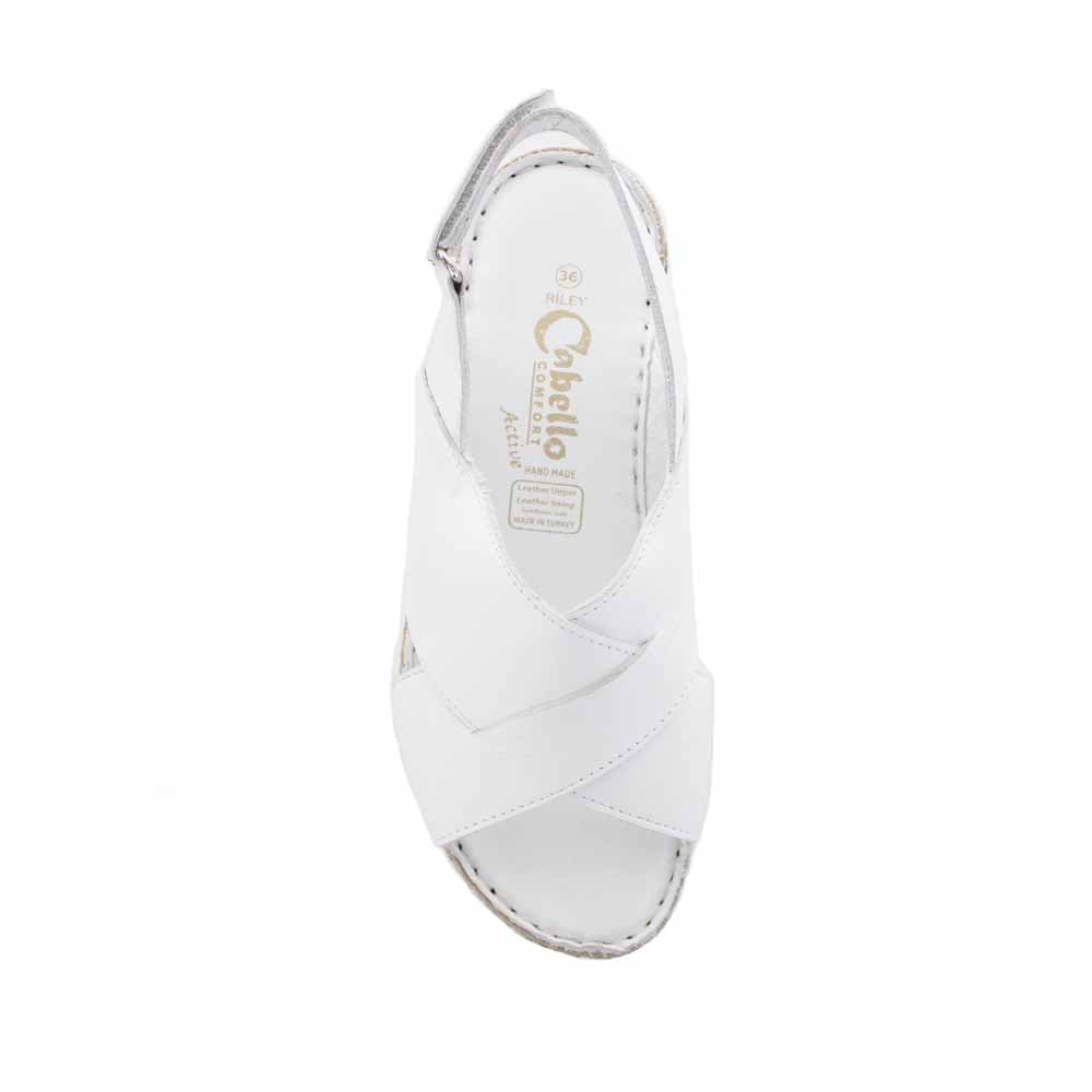 CABELLO RILEY WHITE - Women Sandals - Collective Shoes 
