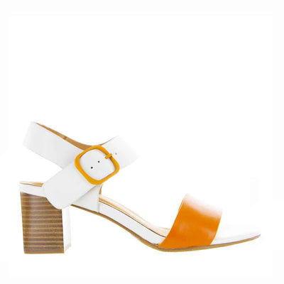 BRESLEY SARCOSI ORANGE BONE - Women Sandals - Collective Shoes 