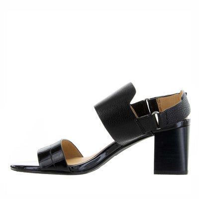 Bresley Signal Black Croc - Women Heels - Collective Shoes 