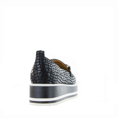 BRESLEY SKEETER BLACK CR - Women Slip On - Collective Shoes 