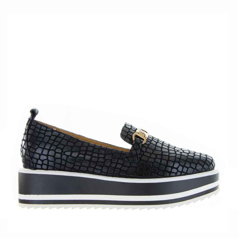 BRESLEY SKEETER BLACK CR - Women Slip On - Collective Shoes 