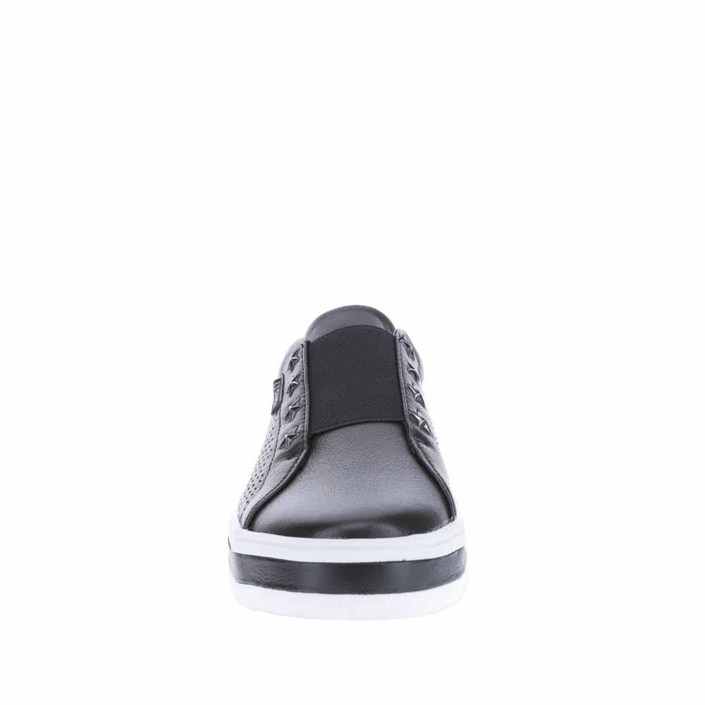 LESANSA STARK BLACK - Women Slip-ons - Collective Shoes 