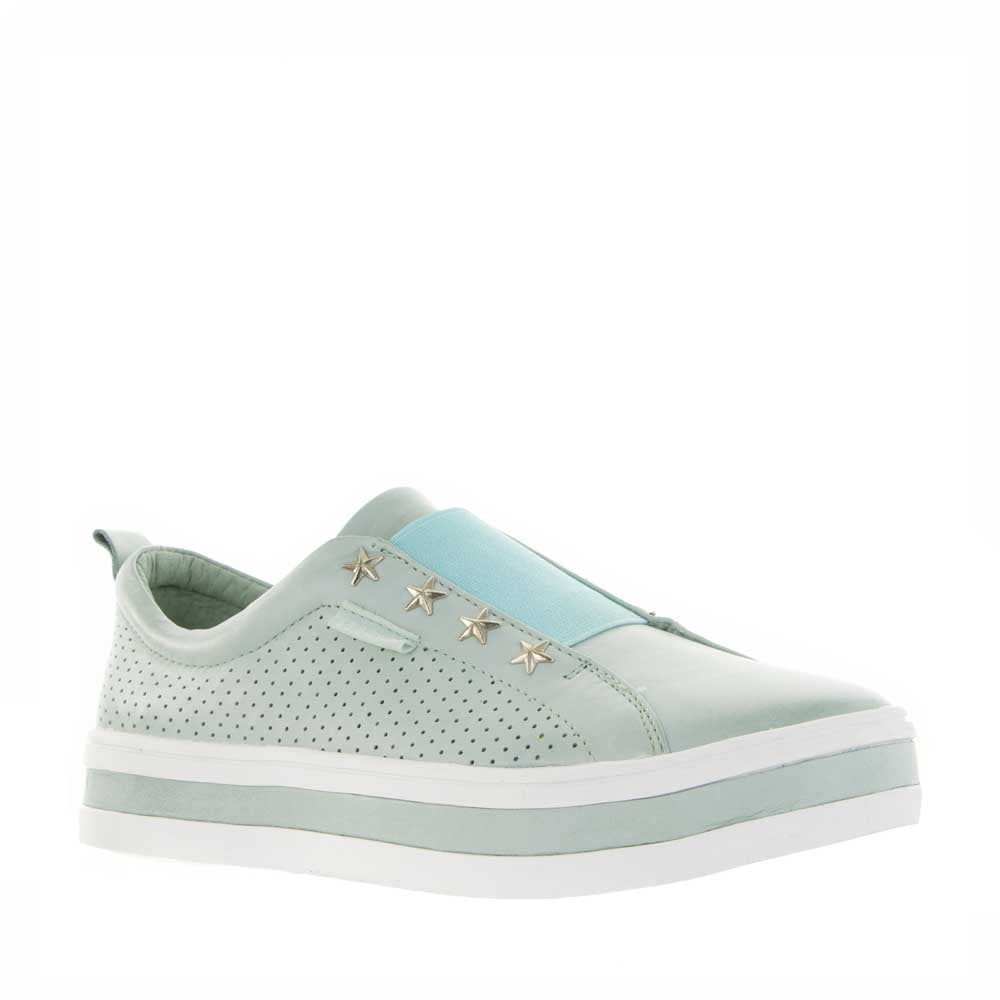 LESANSA STARK MINT Women Slip-ons - Zeke Collection