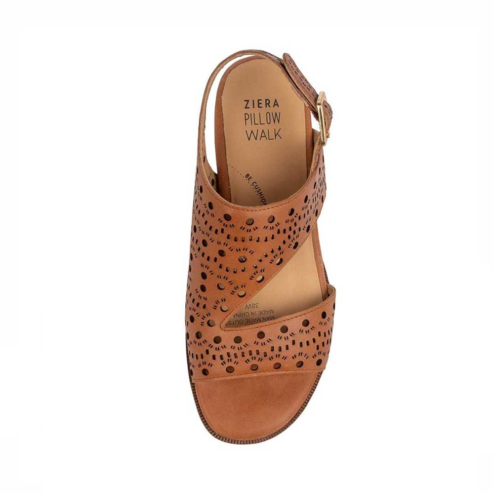 ZIERA TOMASTO TAN - Women Sandals - Collective Shoes 