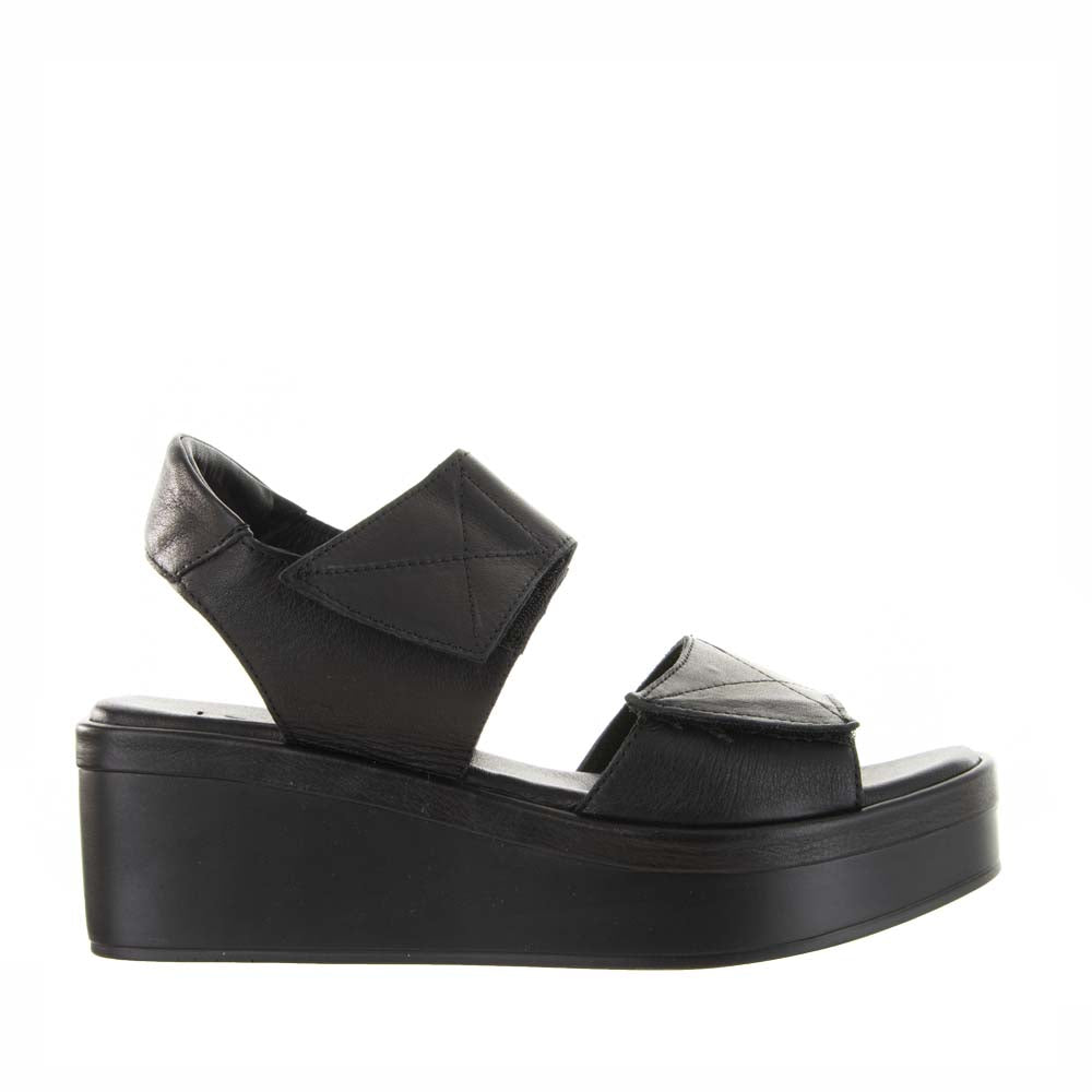 LESANSA TRISTEN BLACK - Women Sandals - Collective Shoes 