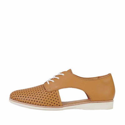 ROLLIE SIDCUT PUNCH WALNUT - Women Casuals - Collective Shoes 