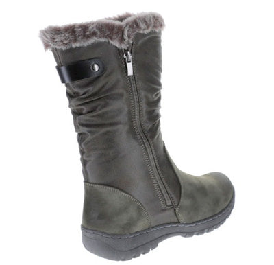CC RESORTS GOOSE OLIVE - Women Boots - Collective Shoes 