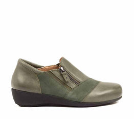 ZIERA SAGE ARMY OLIV LEA NUB - Collective Shoes 