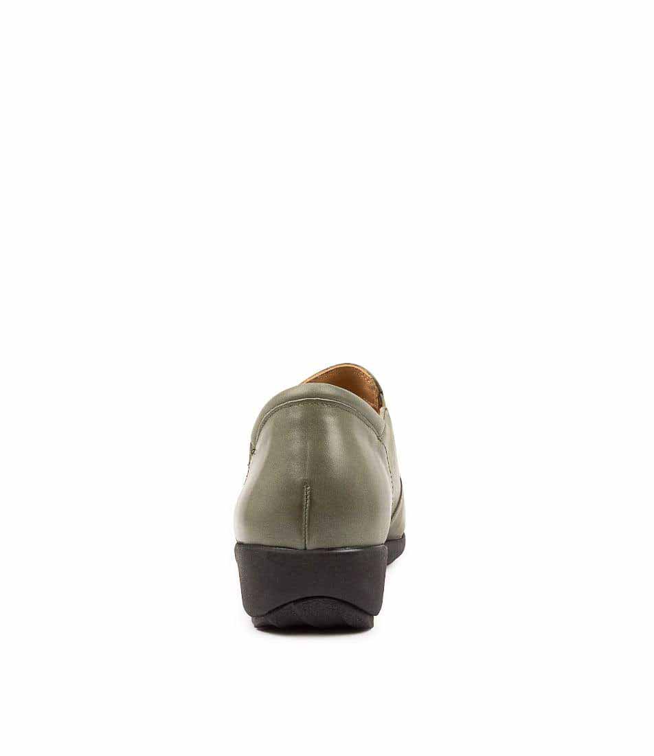 ZIERA SAGE ARMY OLIV LEA NUB - Collective Shoes 