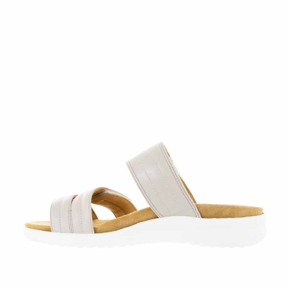 ZIERA BARBRA STONE WHITE SOLE - Women Slip On - Collective Shoes 