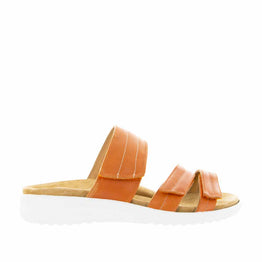 ZIERA BARBRA NEW ORANGE WHITE SOLE - Women Slip On - Collective Shoes 