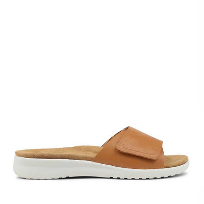 ZIERA BARLAD TAN - Women Slides - Collective Shoes 