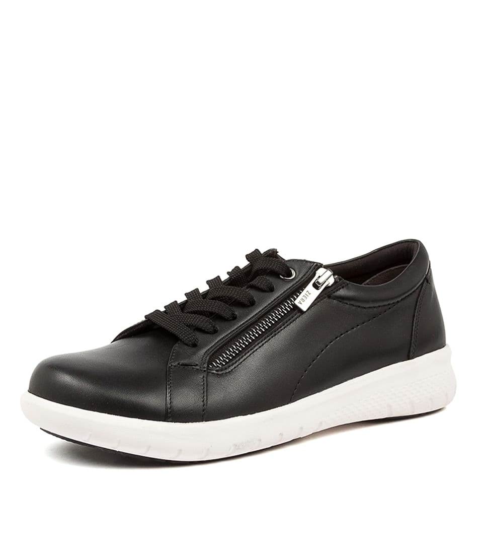 ZIERA SOLAR BLACK WHITE SOLE - Collective Shoes 