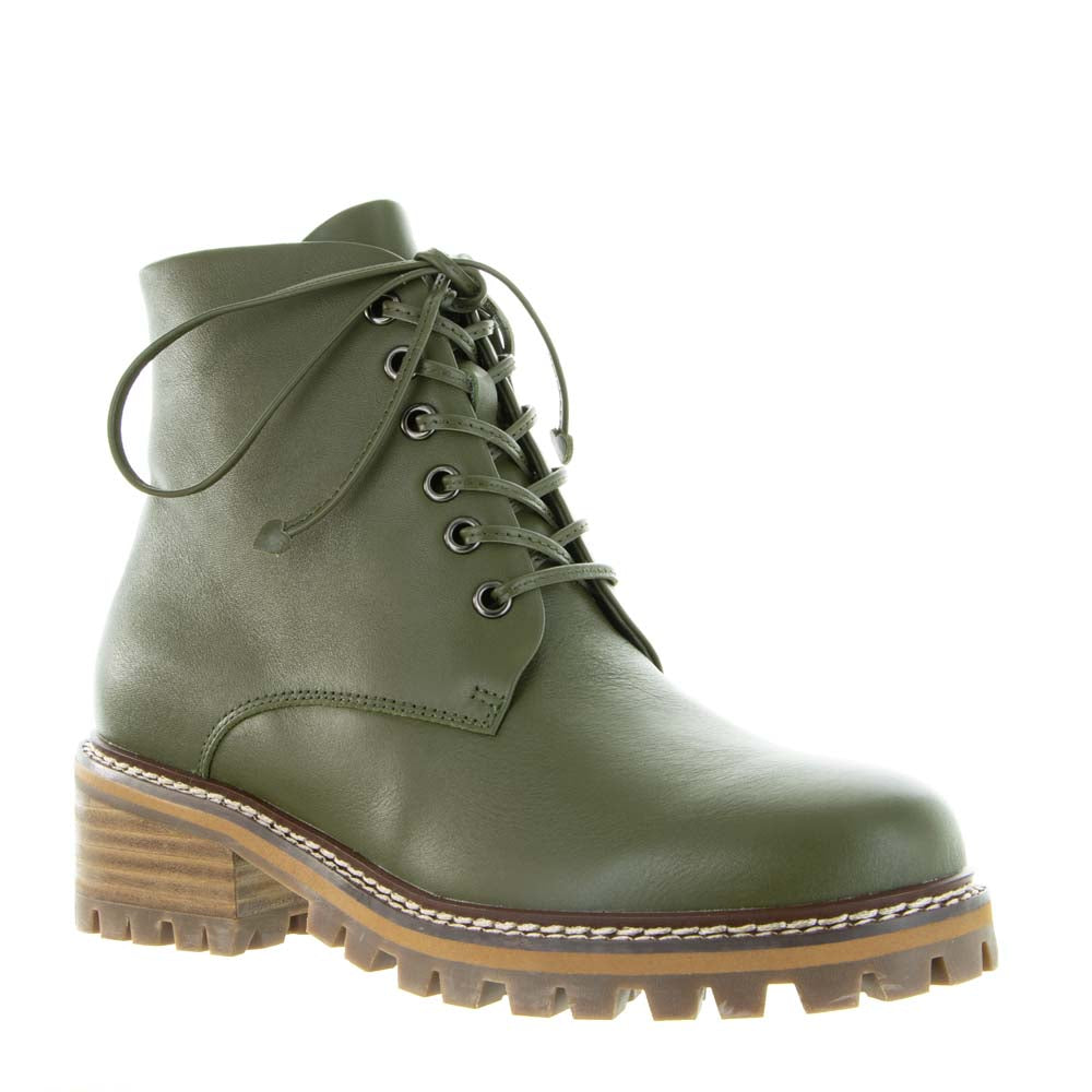 LESANSA ZINGER OLIVE - Women Boots - Collective Shoes 
